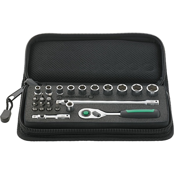 6, 3 mm (1/4") Socket set 24-pcs.